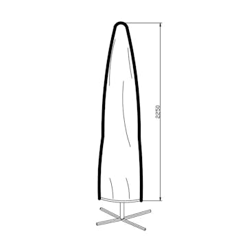Parasollskydd Venture Home 225 cm Skydd till Parasoll Utomhus, Polyester