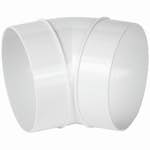 Böj Malmbergs 45° Ventilationskanal 100 mm