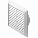 Ventilgaller Malmbergs Fyrkant 100 mm Vit