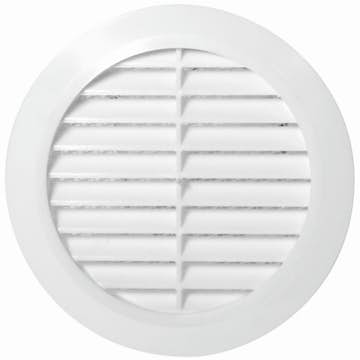 Ventilgaller Malmbergs Rund 100 mm Vit