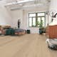 Parkettgolv Floorit Ek Comfort Vit Mattlack 1-stav