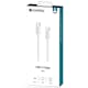 USB-C Kabel Champion 60W 1m Vit
