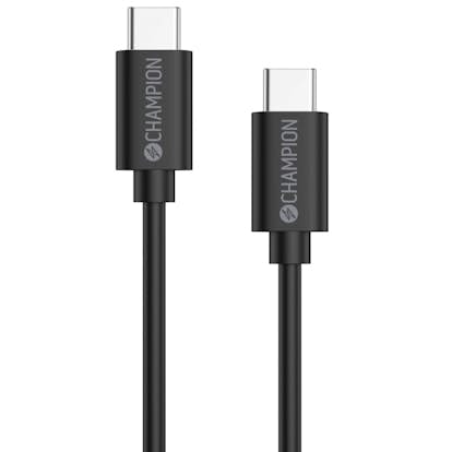 USB-C Kabel Champion 60W 3m Svart