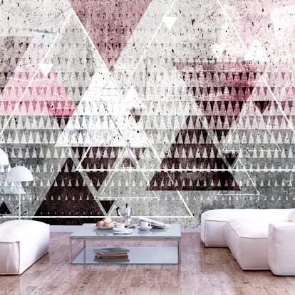 Fototapet Arkiio Självhäftande Triangles