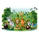 Fototapet Arkiio Självhäftande Jungle Animals