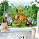 Fototapet Arkiio Självhäftande Jungle Animals