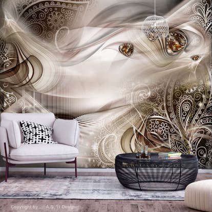 Fototapet Arkiio Självhäftande Autumn Evenings Brown