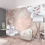 Fototapet Arkiio Självhäftande Oriental Wings Brown