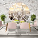 Fototapet Arkiio Självhäftande New York A View Through The Window