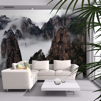 Fototapet Arkiio Hav Av Moln I Huangshan Mountain, Kina