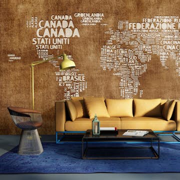 Fototapet Arkiio Antik Italienska Kartan