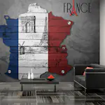 Fototapet Arkiio France Symbols