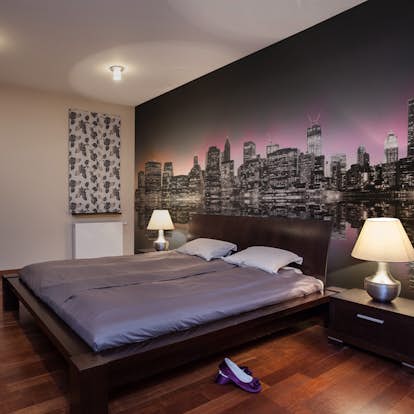 Fototapet Arkiio Colorful Glow Over Nyc