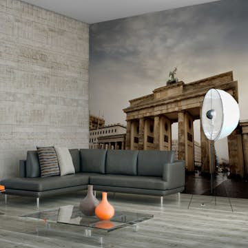 Fototapet Arkiio Turister Nära Brandenburger Tor