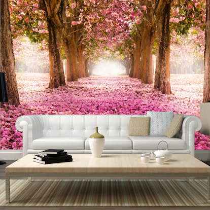 Fototapet Arkiio Självhäftande Pink Grove