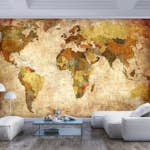 Fototapet Arkiio Självhäftande Old World Map