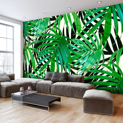 Fototapet Arkiio Självhäftande Tropical Leaves