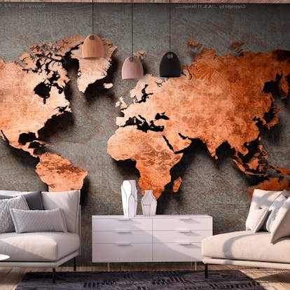 Fototapet Arkiio Copper Map