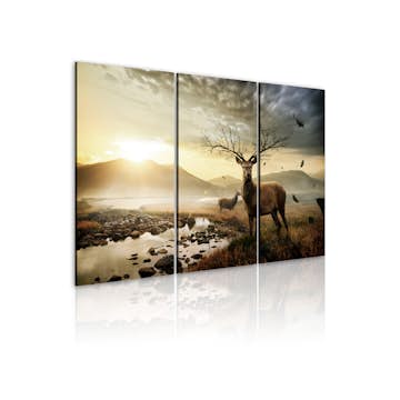 Tavla Arkiio Deer With A Tree Like Antlers