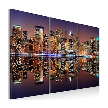 Tavla Arkiio New York Water Reflection