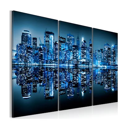 Tavla Arkiio Manhattan In Blue Shade