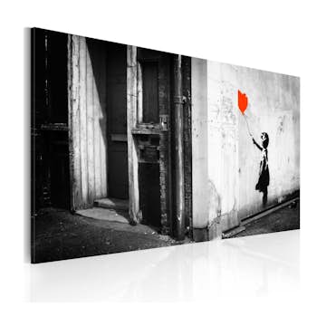 Tavla Arkiio Girl With Balloon Banksy 60x40