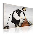 Tavla Arkiio RengörIng Lady Banksy 60x40
