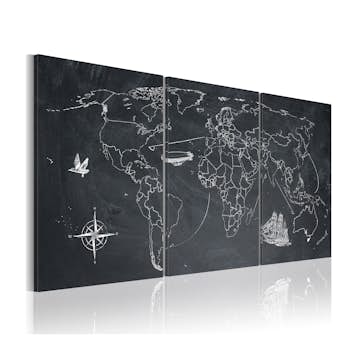 Tavla Arkiio Efter Fotspår Columbus