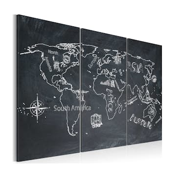 Tavla Arkiio Resor Breddar Sinnet Triptyken