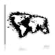 Tavla Arkiio Monochromatic Världskarta