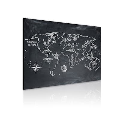 Tavla Arkiio Geografi Lektion Franska
