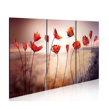 Tavla Arkiio Bright Red Poppies