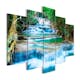 Tavla Arkiio Blue Waterfall In Kanchanaburi Thailand