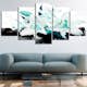 Tavla Arkiio Turquoise Lilies And Stones