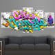 Tavla Arkiio Graffiti City Jungle