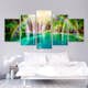 Tavla Arkiio Rainbow Time Wide 5 delar 225x100