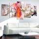 Tavla Arkiio Colorful Background and Orchids