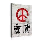 Tavla Arkiio Soldiers Painting Peace By Banksy