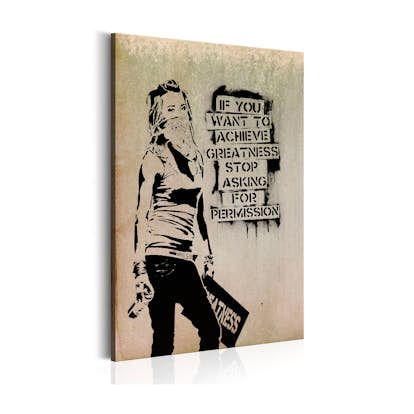 Tavla Arkiio Graffiti Slogan By Banksy