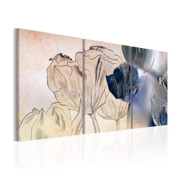 Tavla Arkiio Sketch Of Tulips