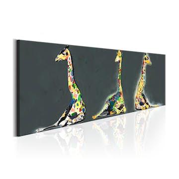 Tavla Arkiio Colourful Giraffes