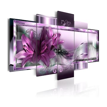 Tavla Arkiio Purple Lilies