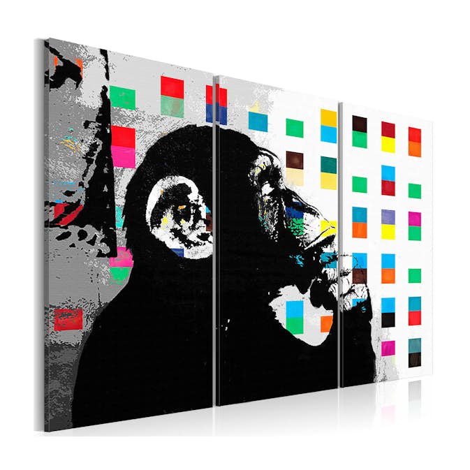Tavla Arkiio The Thinker Monkey By Banksy