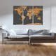 Tavla Arkiio World Map Modern Aesthetics