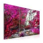 Tavla Arkiio Beautiful Waterfall Pink Forest