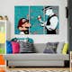 Tavla Arkiio Banksy Cracked Paint