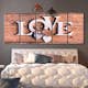 Tavla Arkiio Wooden Letters Narrow 5 delar