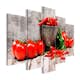 Tavla Arkiio Red Vegetables Concrete 5 delar