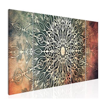 Tavla Arkiio Center Narrow Green 5 delar