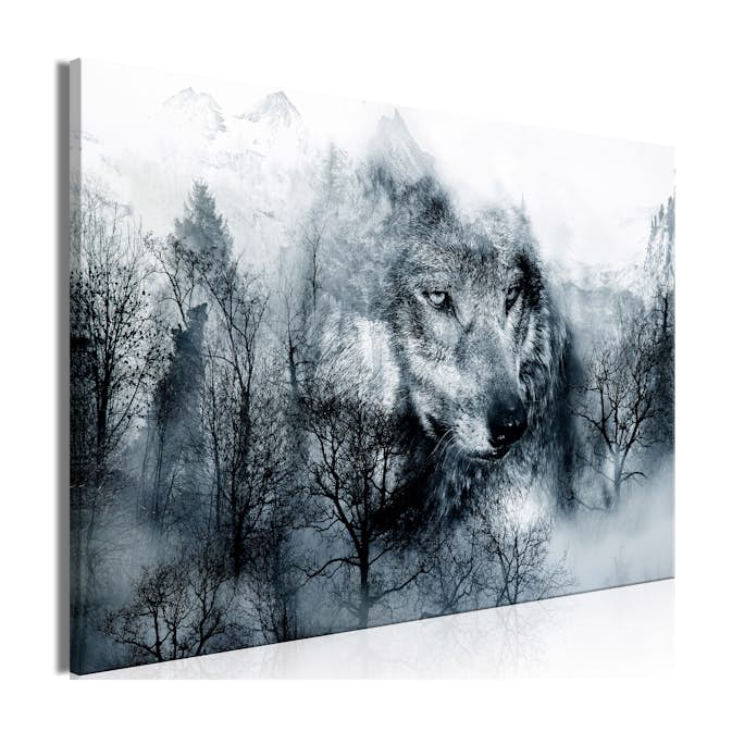 Tavla Arkiio Mountain Predator Svart Och Vit
